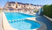 THD-3243, STUNNING CORNER  3 BEDROOM 2.5 BATHROOMS WITH SPACIOUS GARAGE CUL-DE-SAC LOCATION IN  GATED COMPLEX OF RESIDENCIAL AMBRA IN PLAYA FLAMENCA